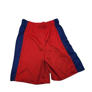 Boys Marvel Spider-Man Athletic Shorts Red Blue Polyester Size 4 New